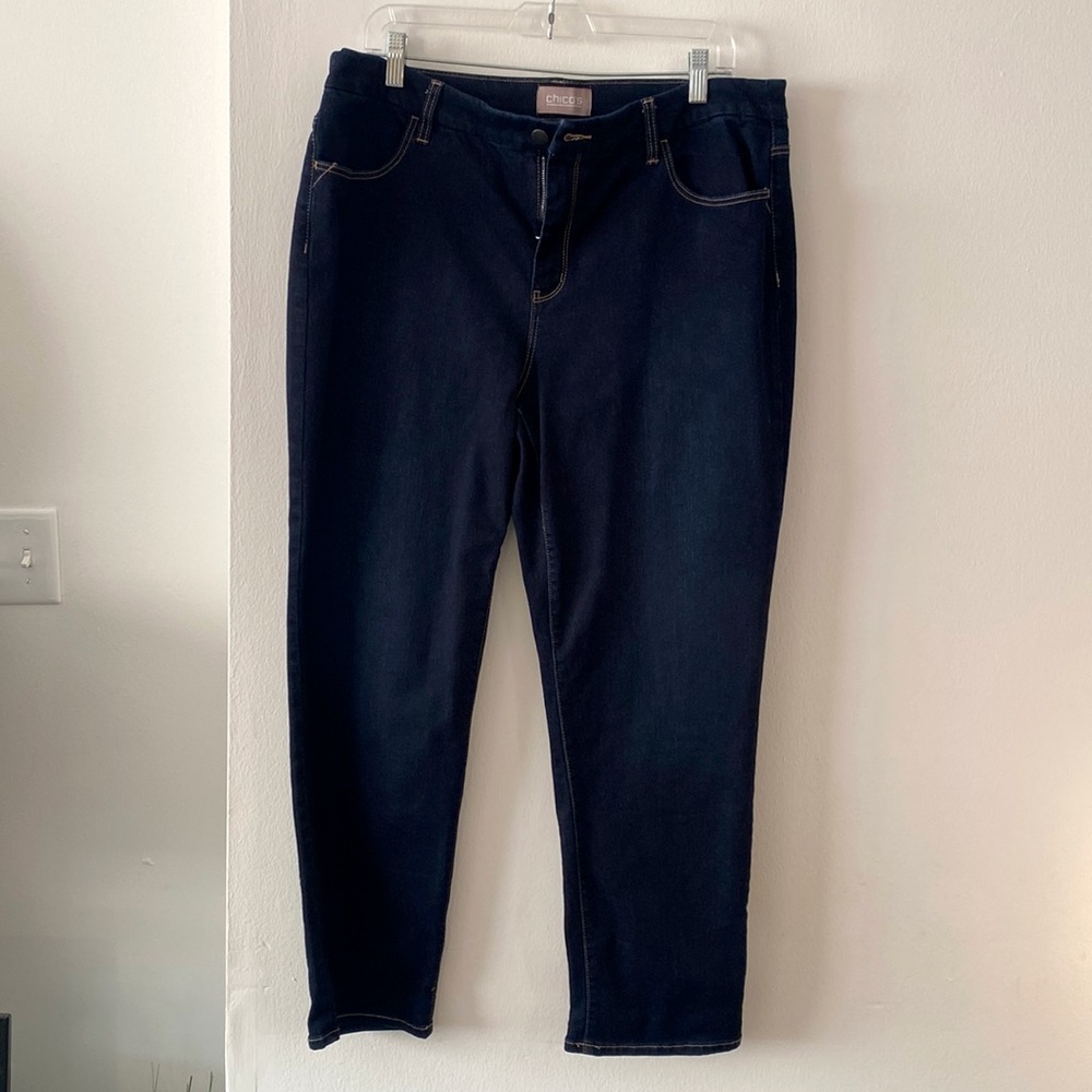 Chico’s Dark Washed Jeans
